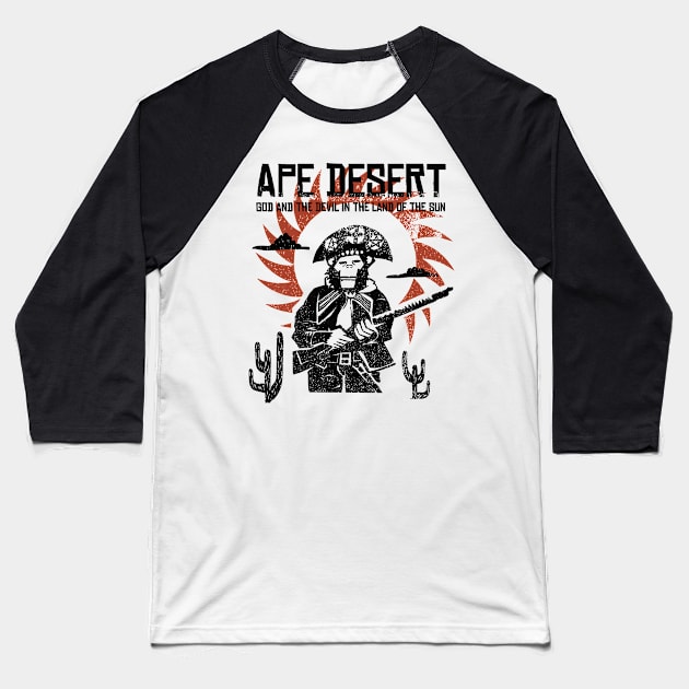 Ape Desert Baseball T-Shirt by primate